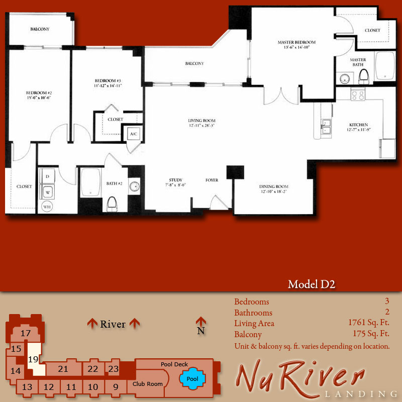 Floorplans Nu River Landing in Fort Lauderdale