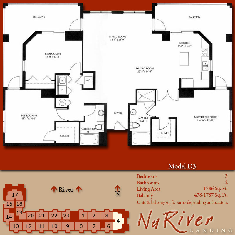 Floorplans Nu River Landing in Fort Lauderdale